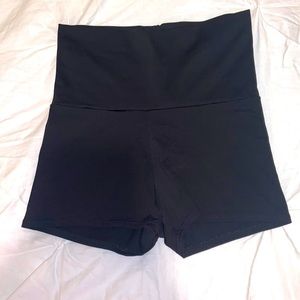 Motion Wear Black Petite Adult Dance Shorts